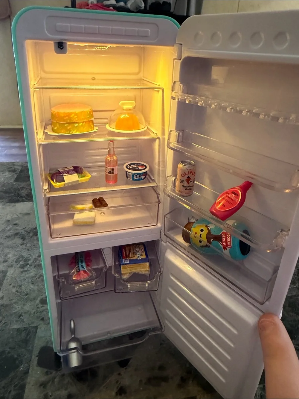Mini Brands UV light Fridge